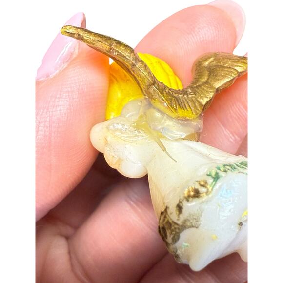 Vintage Mid-Century Modern MCM Christmas Angels Trio Miniature Celestial Kitschy - Picture 16 of 16